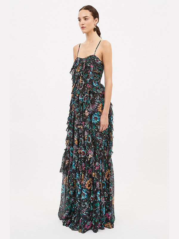 Ulla Johnson | Colette Gown in Black Iris