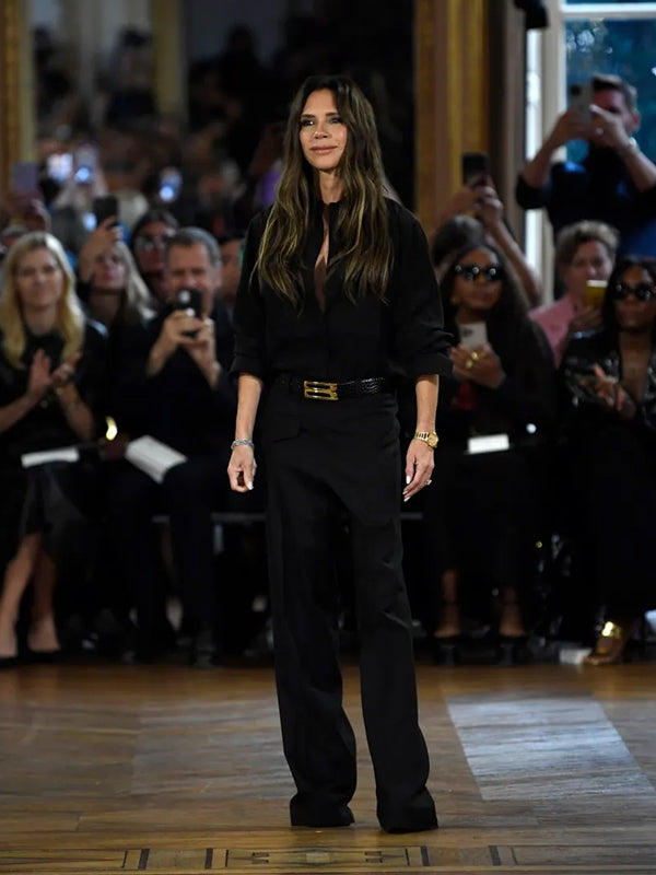 Victoria Beckham | Contrast Bib Shirt in Black