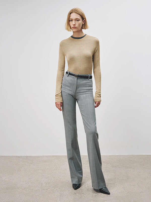 Nili Lotan Corette Pant in Heather Grey