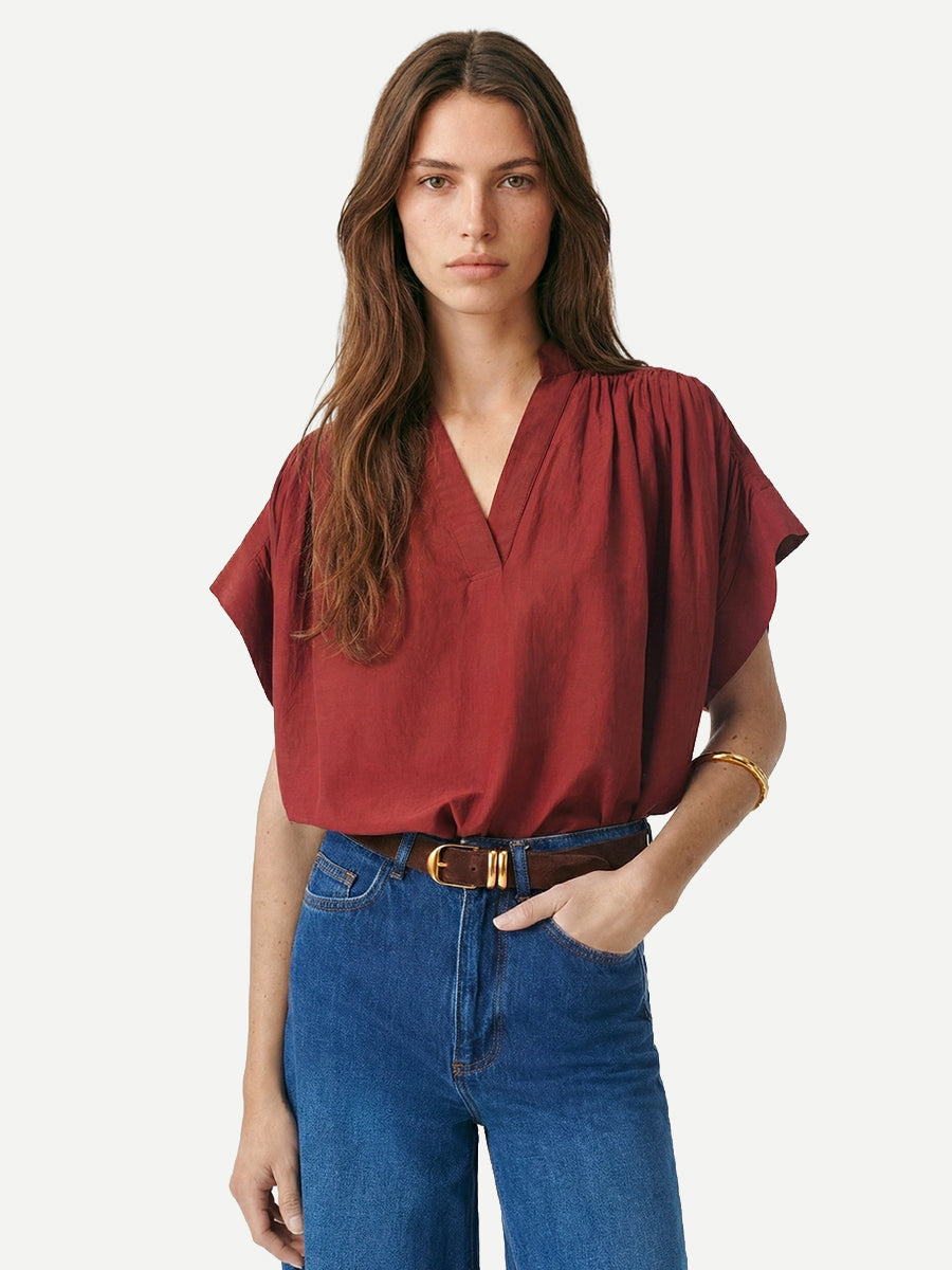 Vanessa Bruno Cory Blouse in Spice