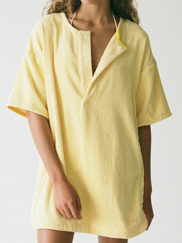Cruise Poncho in Sunflower
