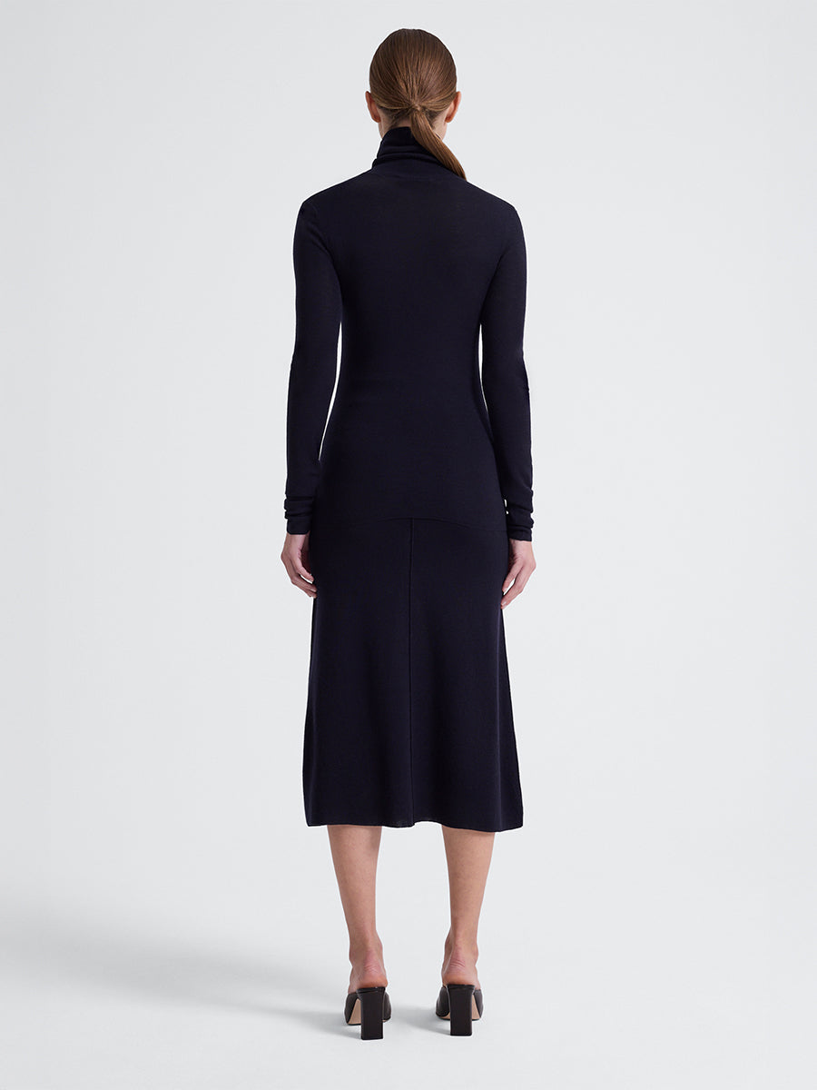 Cube Sweater in Darkest Navy