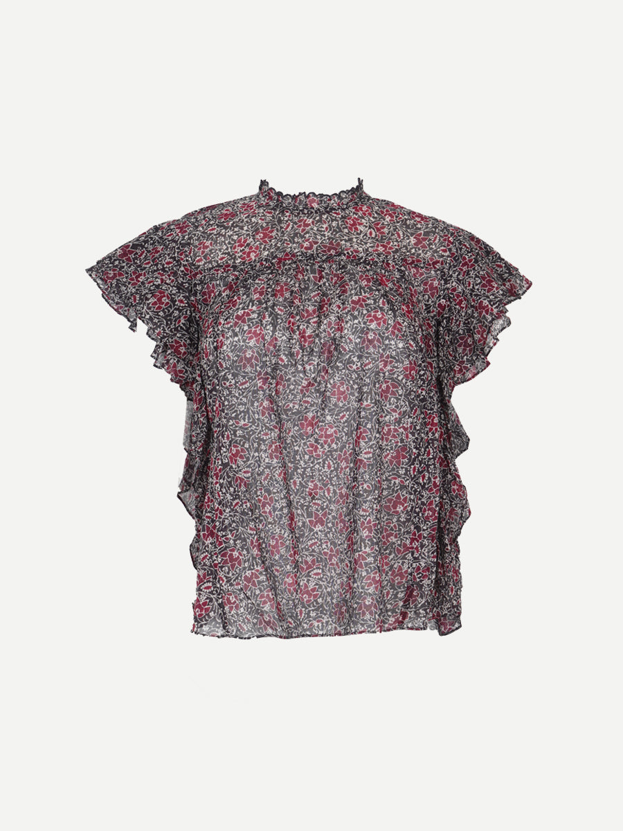 Isabel Marant Daliyane Top Crushed Berry