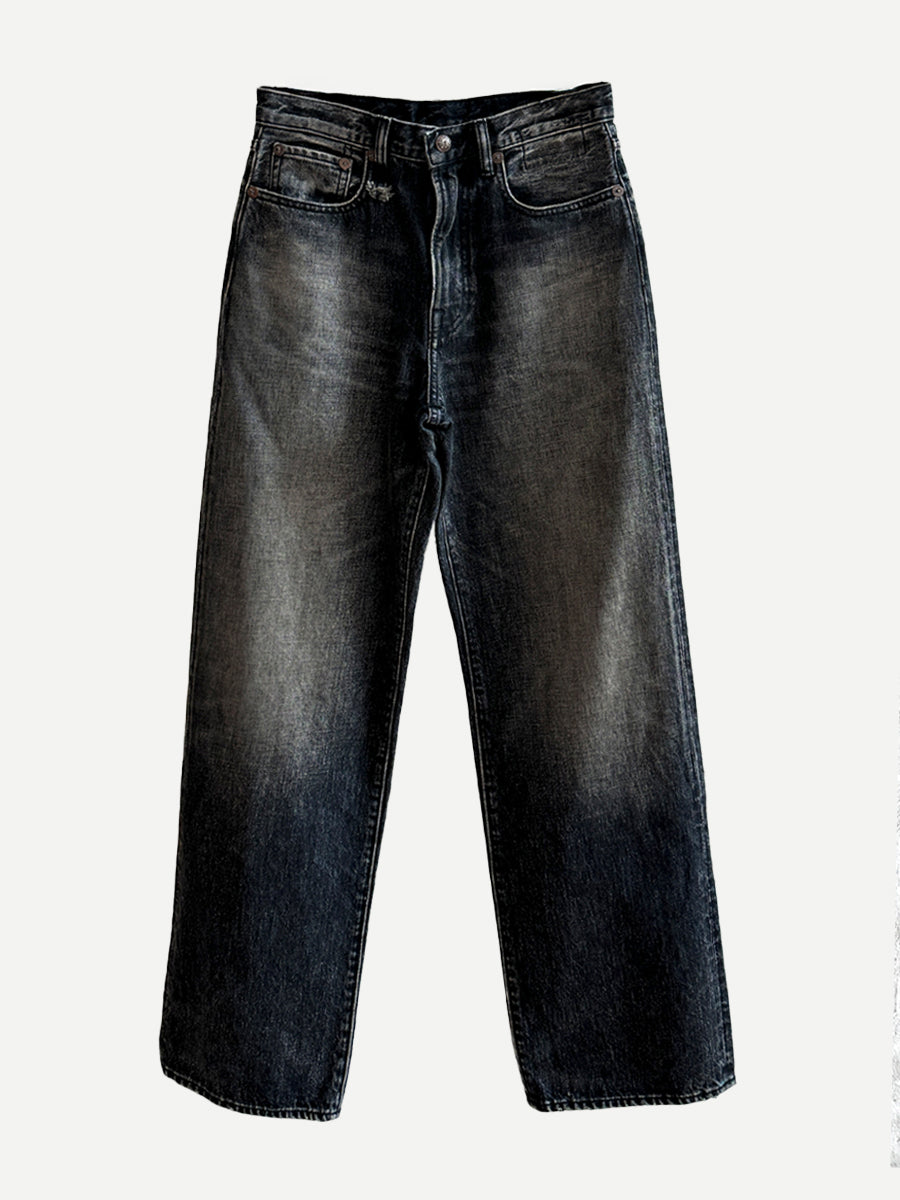 R13 Darcy Loose Jean in Ashbury Black