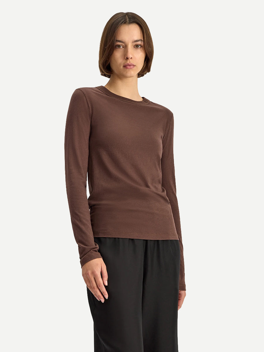 Jac + Jack Davies LS Tee in Malto