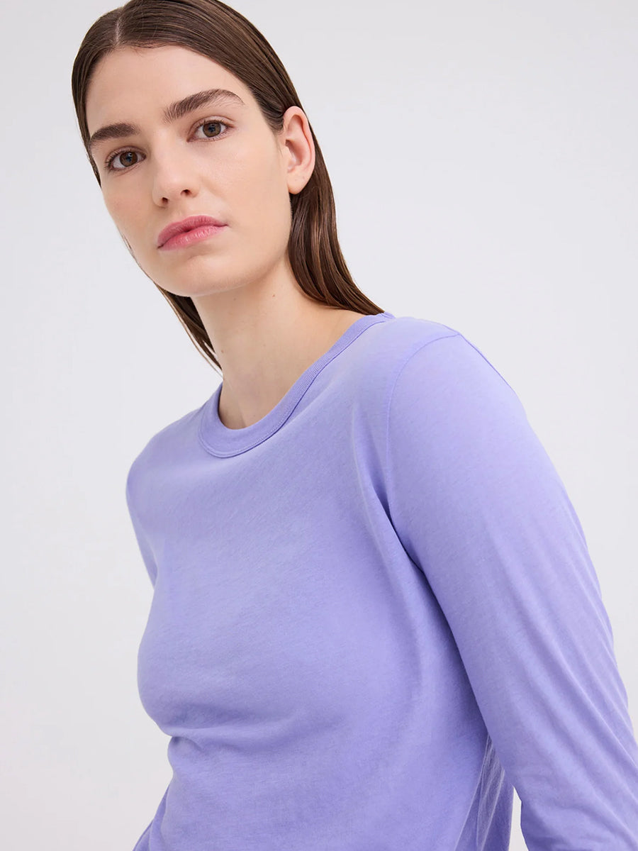 Davies LS Tee in Periwinkle
