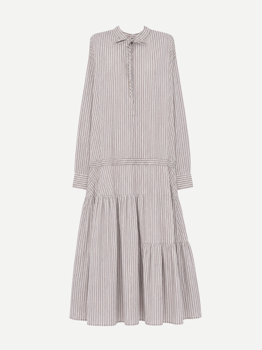 Dries Van Noten Denvo Dress in Brown