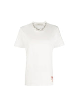 Golden Goose Distressed T-Shirt with Crystals