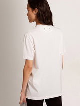Golden Goose Distressed T-Shirt with Crystals