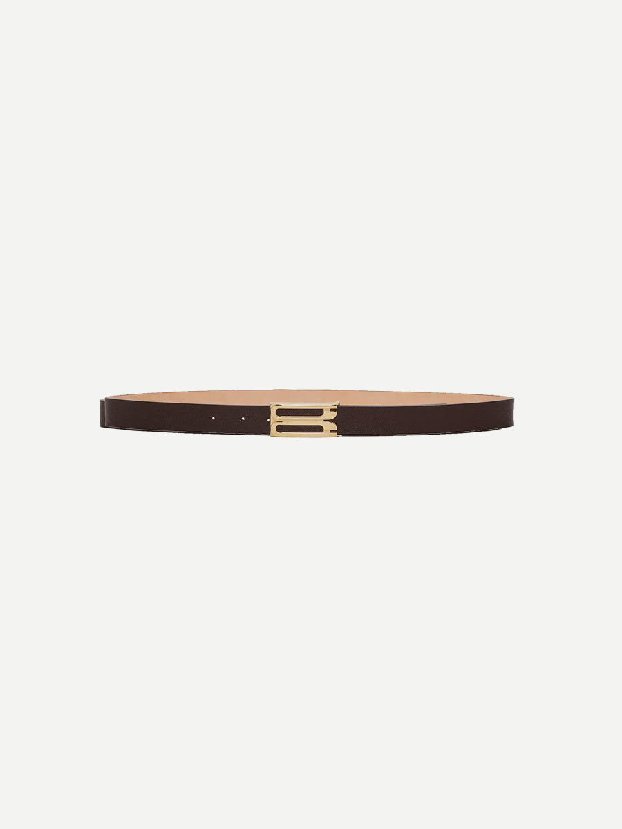 Dorian Frame Regular Belt in Dark Burgundy