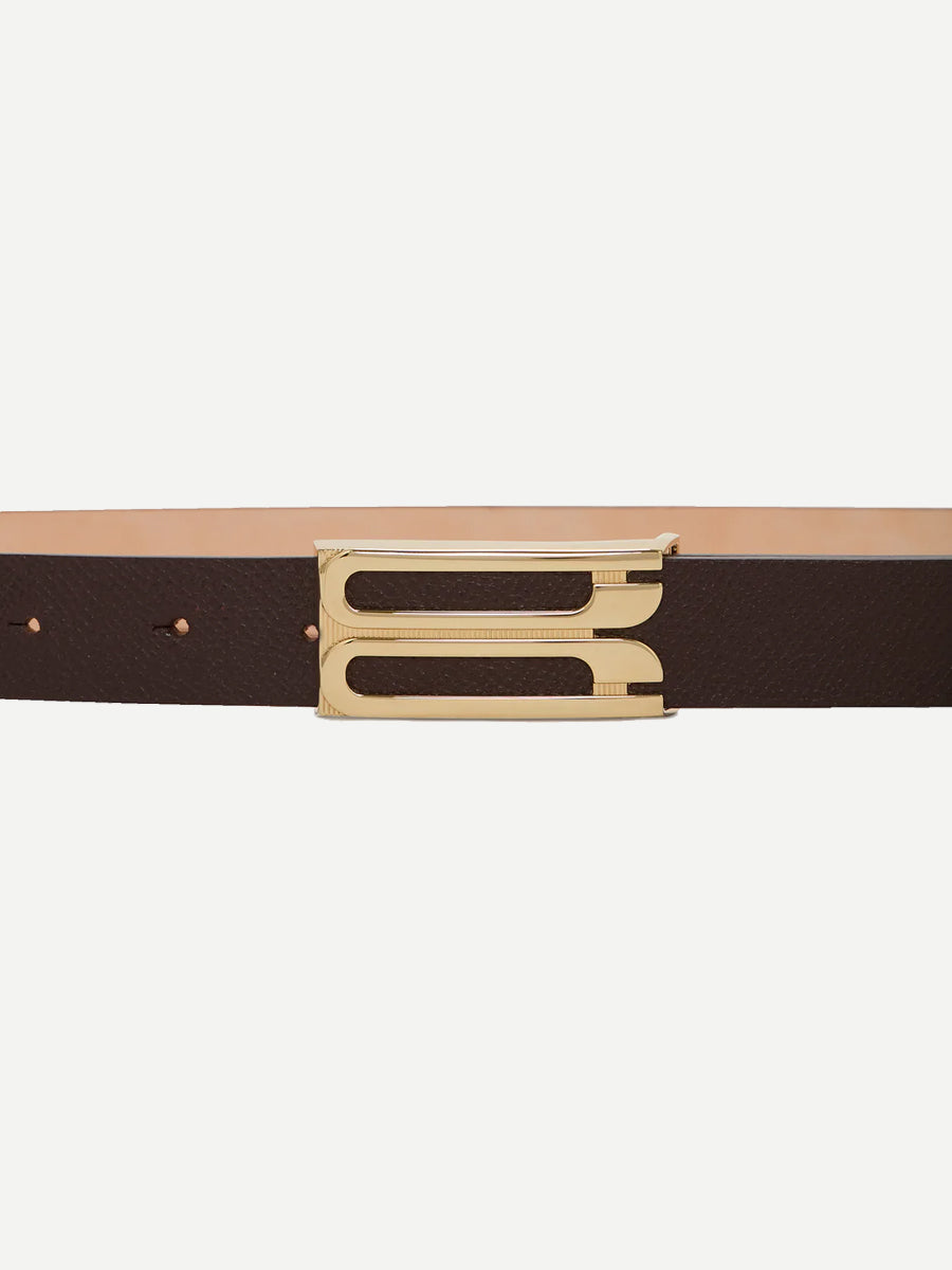Dorian Frame Regular Belt in Dark Burgundy