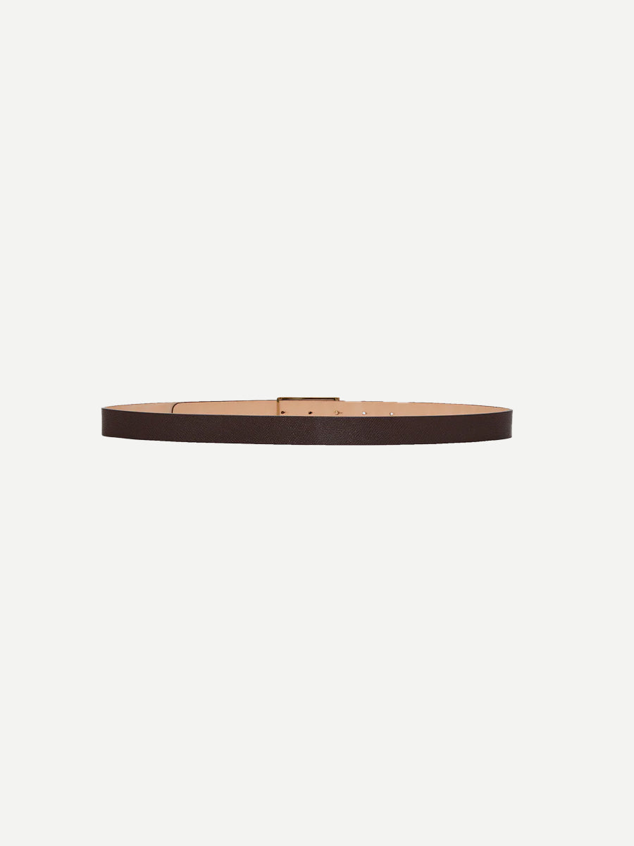 Dorian Frame Regular Belt in Dark Burgundy