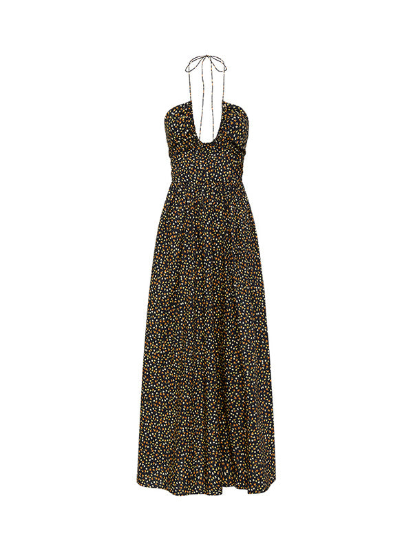 Matteau | Drawcord Halter Sundress in Meadow