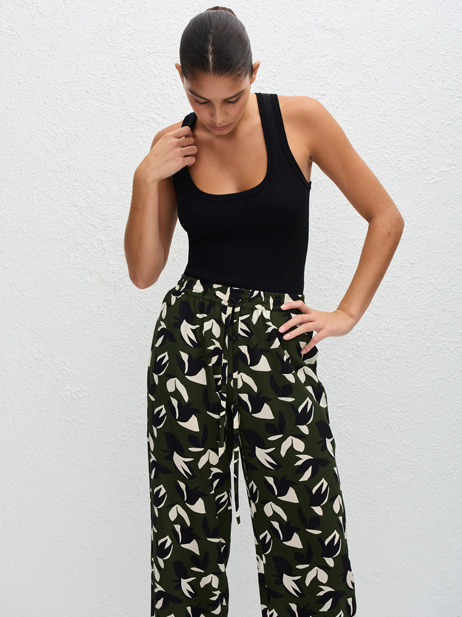 Matteau Drawstring Trouser in Agave | Shop now at Adam Heath, Perth Western Australia