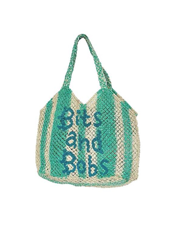 The Jacksons | Drew Bits and Bobs Tote in Aqua