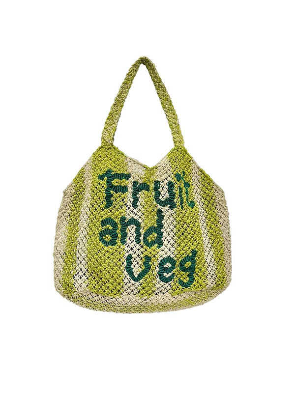 The Jacksons | Drew Fruit and Veg Tote in Green