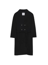 Anine Bing Dylan Cashmere Coat in Black