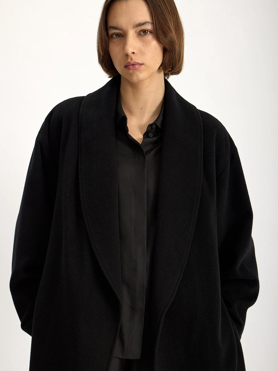 Jac + Jack Eaze Coat in Black