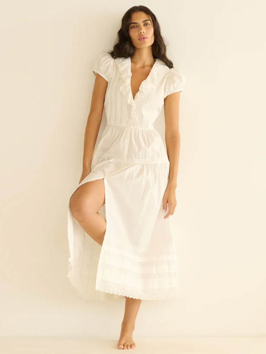 Doen Eliette Dress in Salt