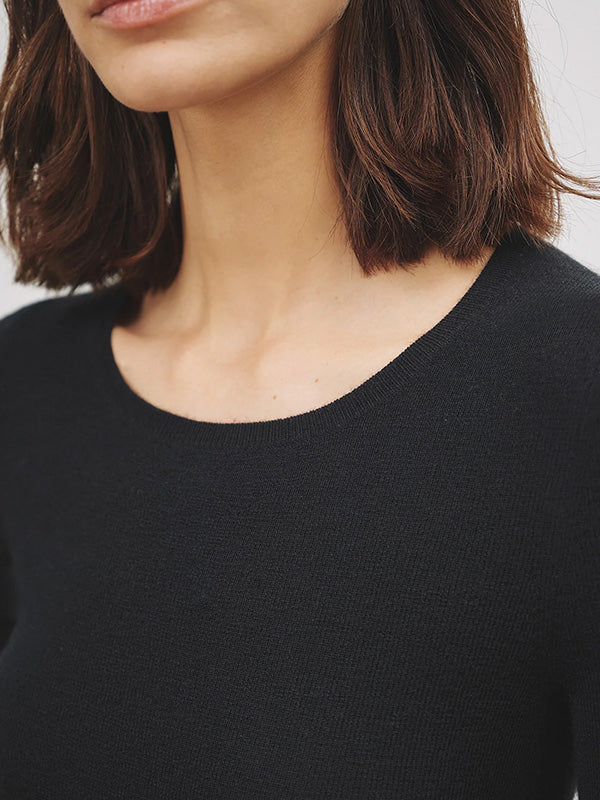 Nili Lotan Elinio Sweater in Black
