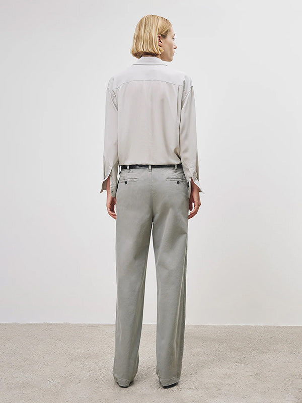 Nili Lotan Eliot Boy Pant in Grey
