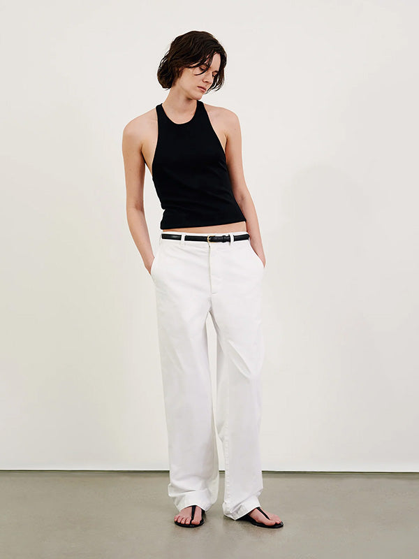 Nili Lotan Eliot Boy Pant in White