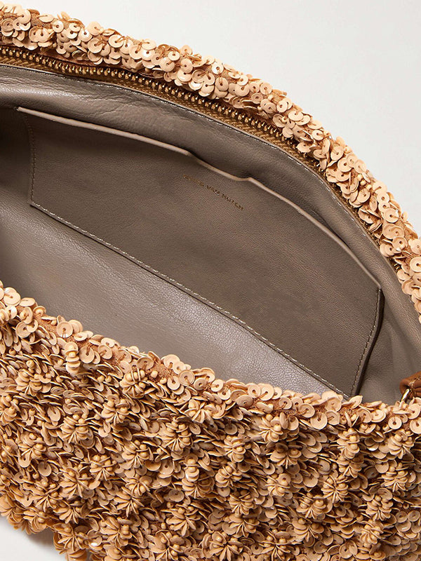 Dries Van Noten | Embellished Bag in Sand
