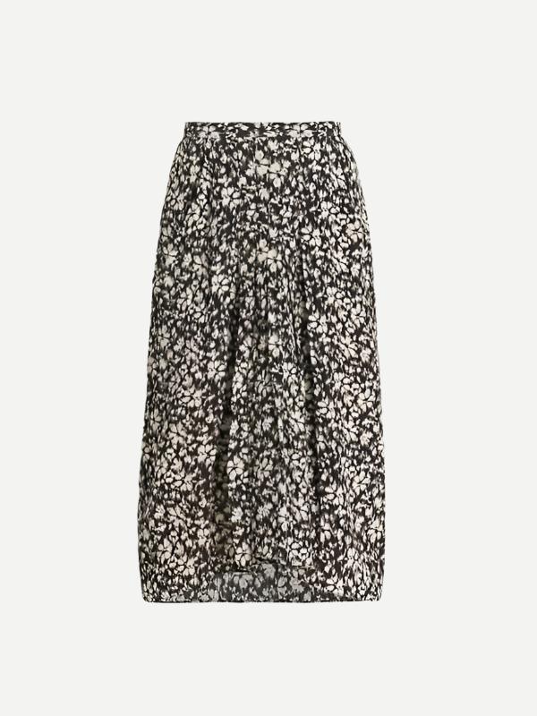 Isabel Marant Etoile Eolia Skirt in Black/White