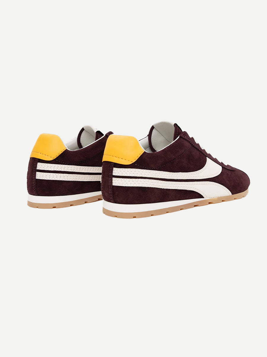Essex Elite Mod Sneaker in Royal Burgundy