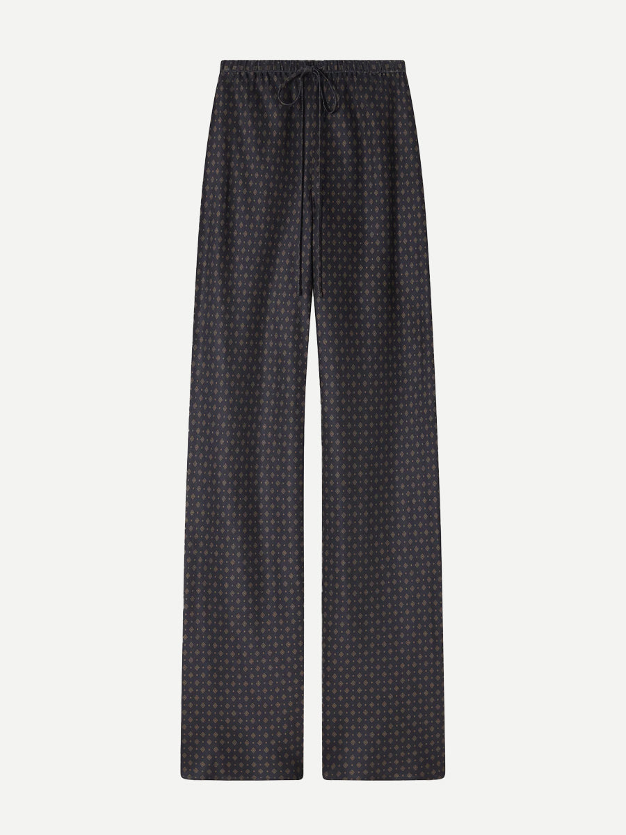 Estee Bias Pant in Ink Foulard