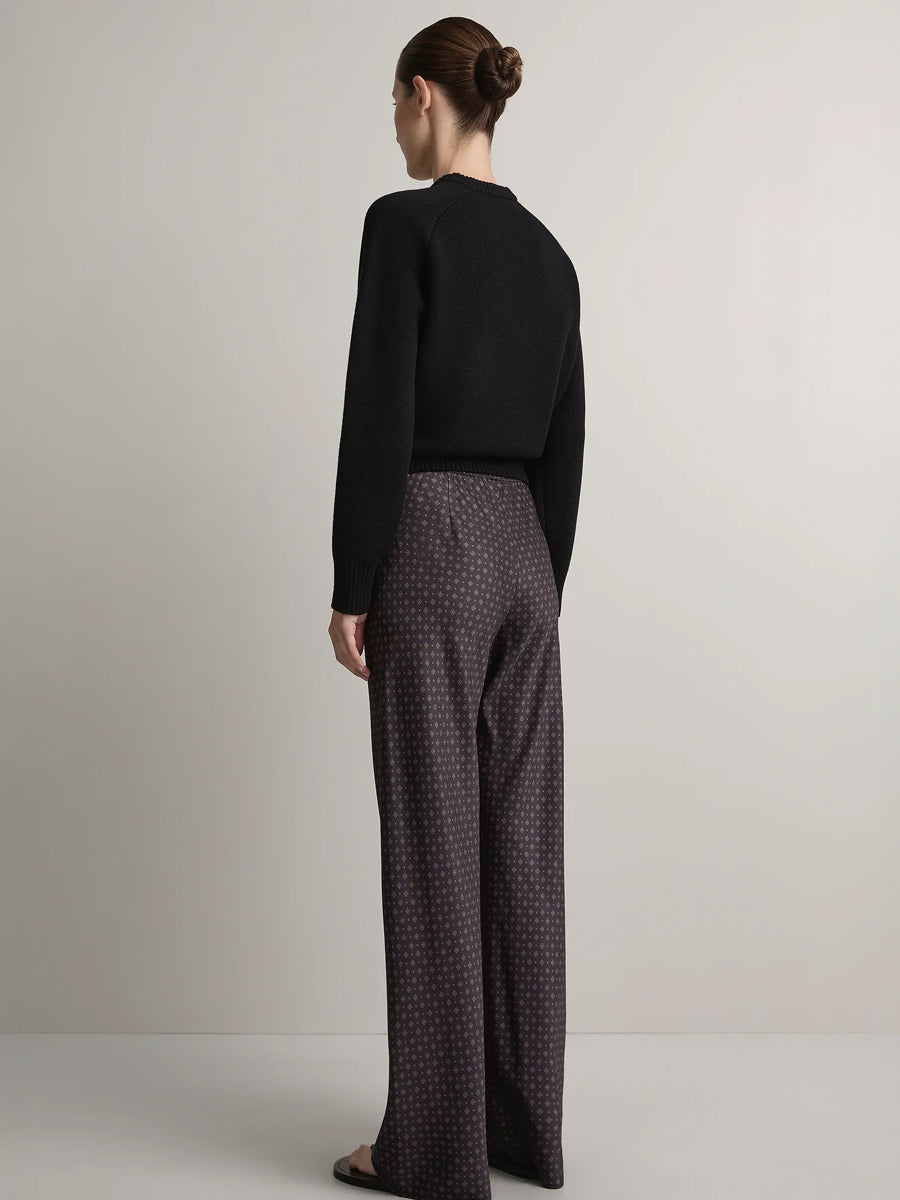 Estee Bias Pant in Ink Foulard