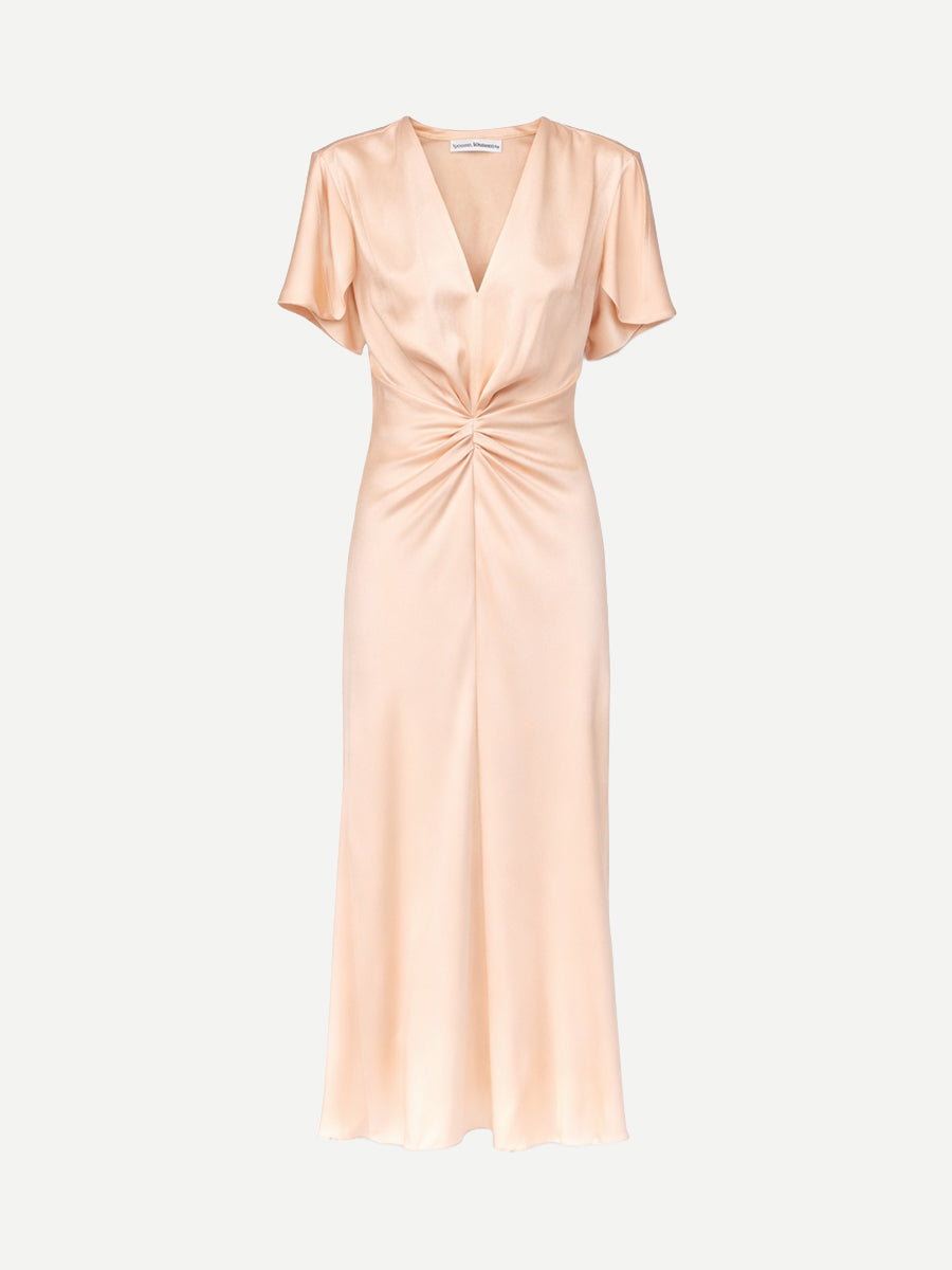 Victoria Beckham Eve Midi Dress in Blossom