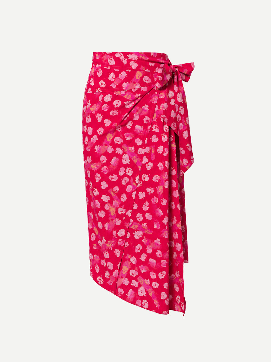Isabel Marant Faniry Skirt in Red