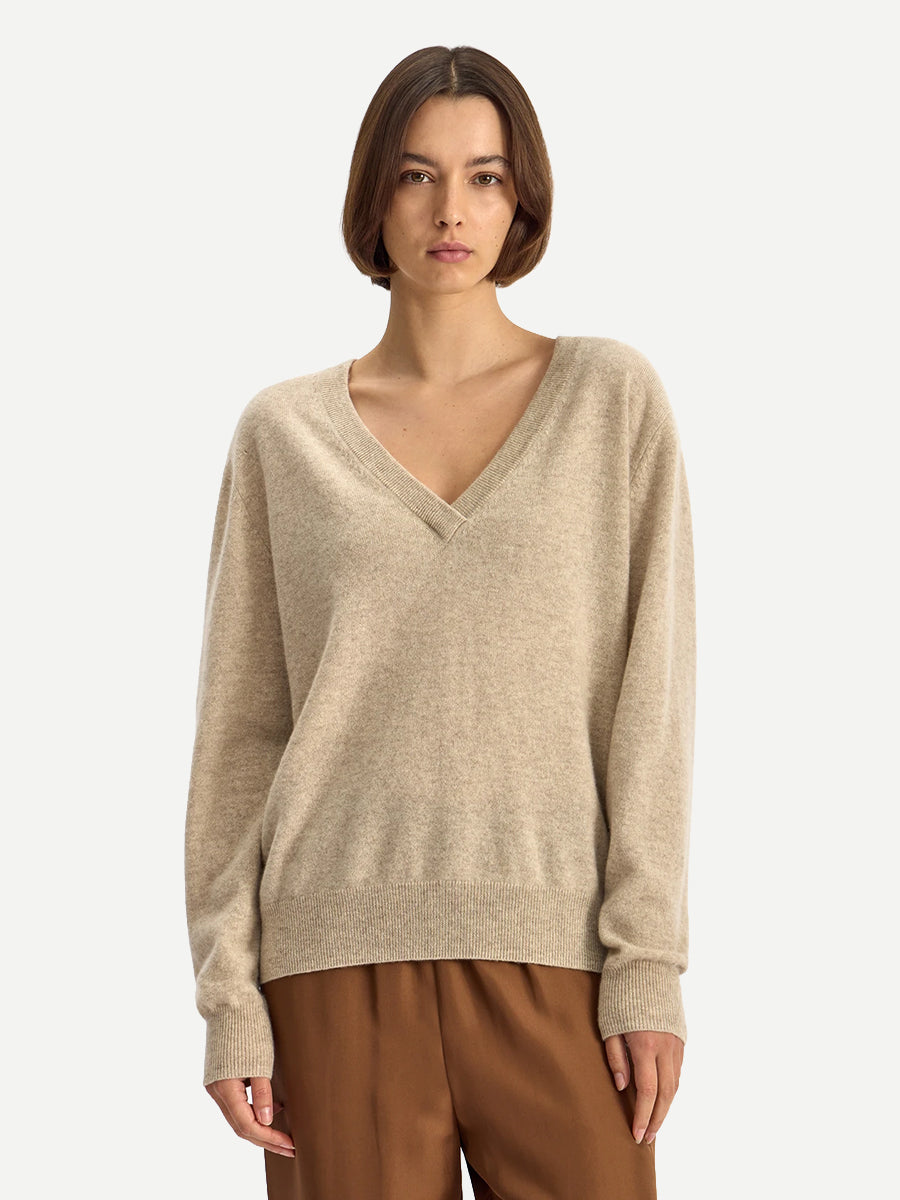 Jac + Jack Fenn Sweater in Jute Marle
