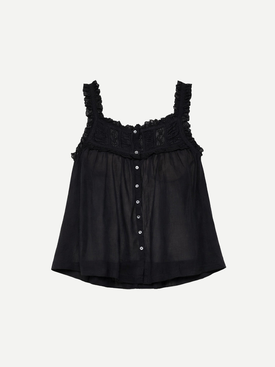 Doen Fidella Top in Black