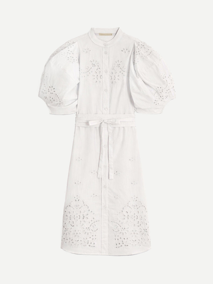 Vanessa Bruno Flora Dress in Ecru