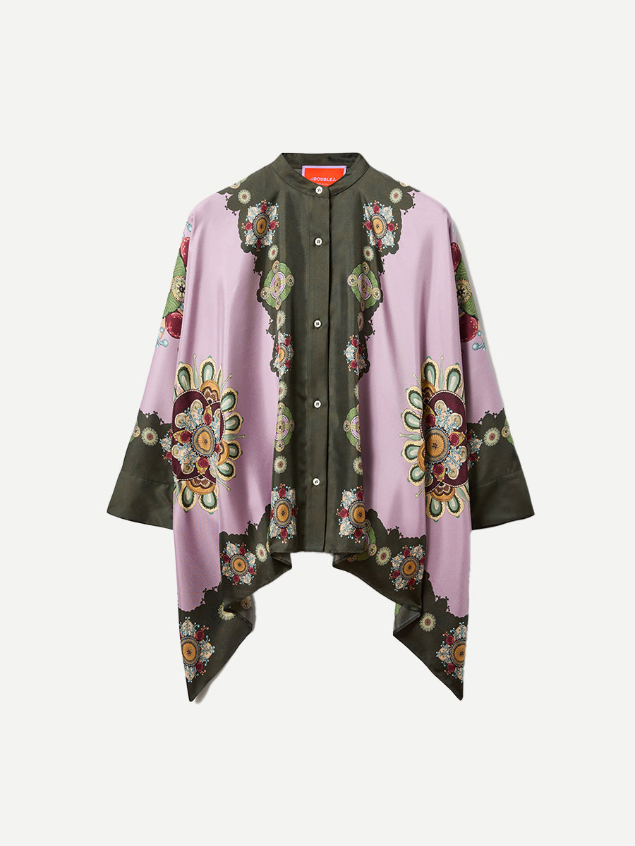 La DoubleJ Foulard Shirt in Nucleus Placee Dusty Pink