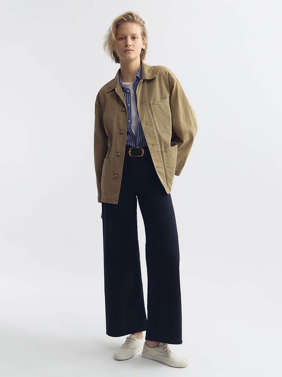 Nili Lotan Franklin Jacket in French Khaki
