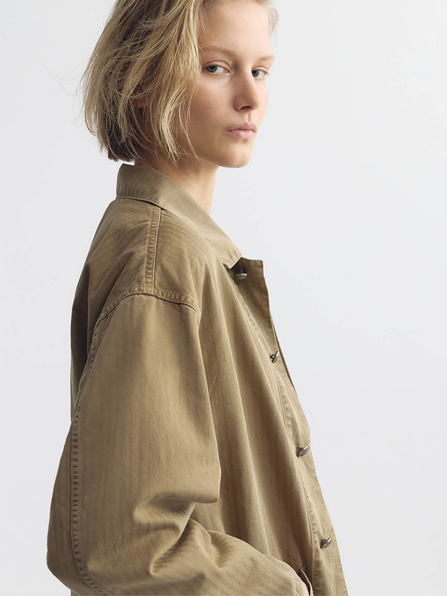 Nili Lotan Franklin Jacket in French Khaki