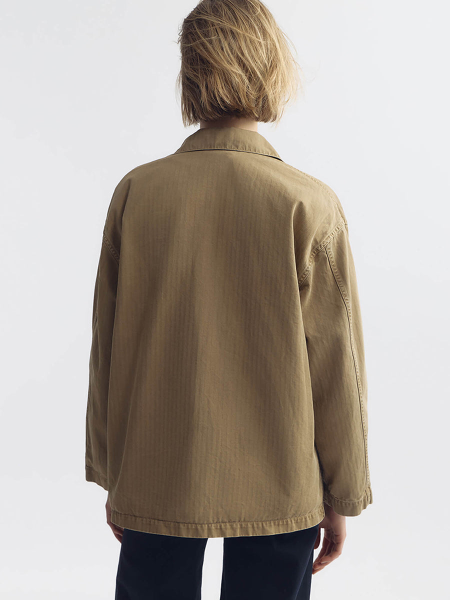 Nili Lotan Franklin Jacket in French Khaki
