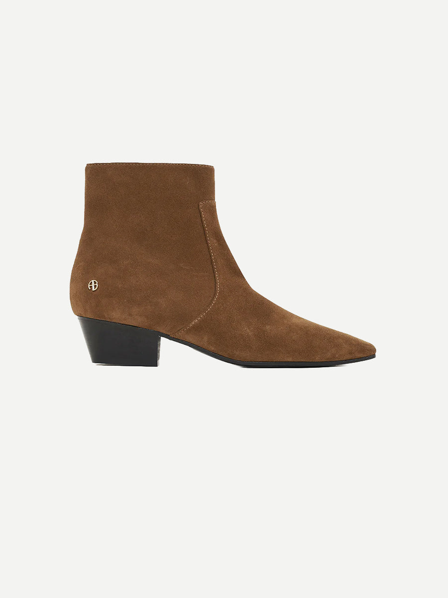 Anine Bing Freya Flat Boots in Tobacco
