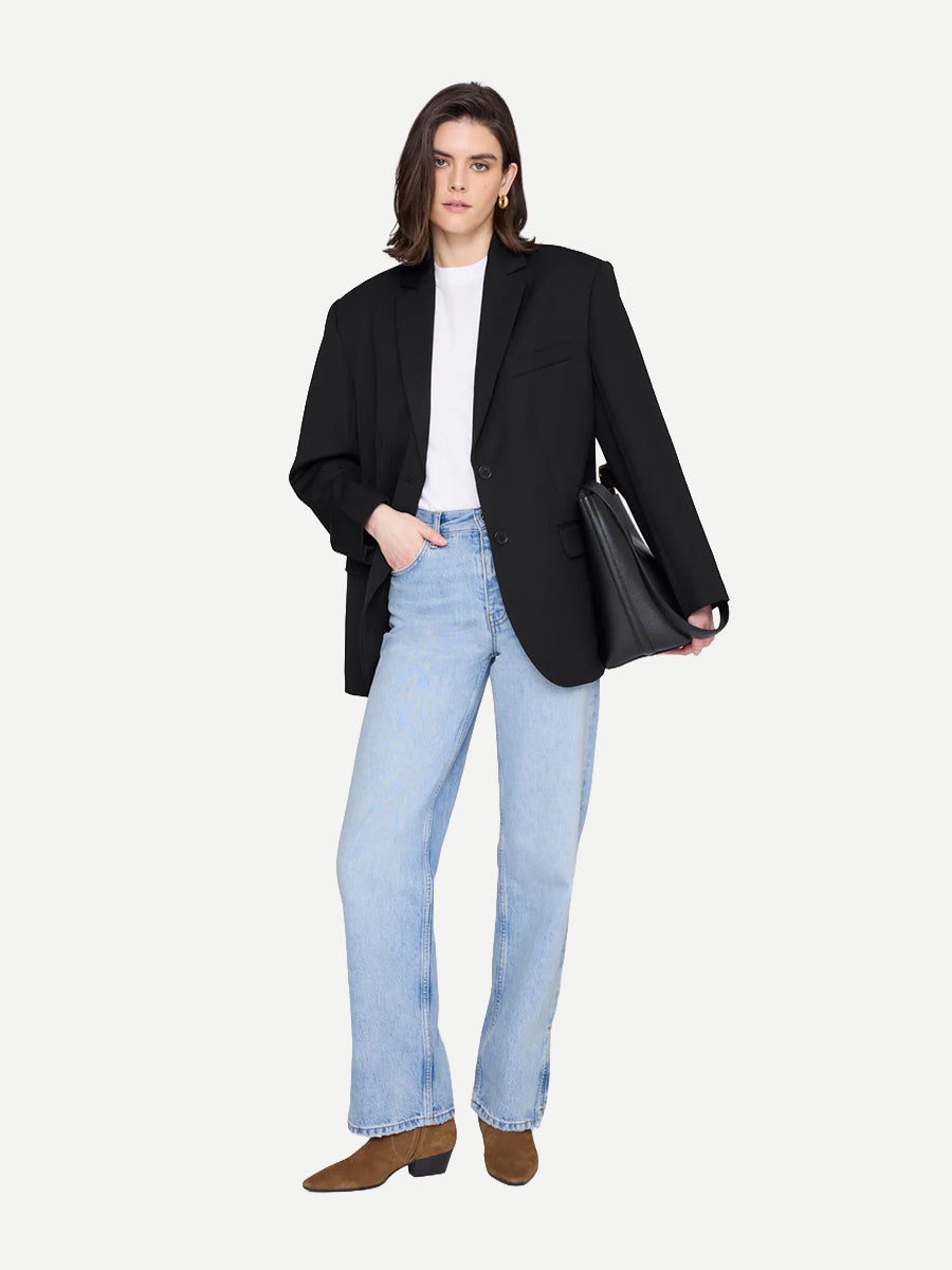 Anine Bing Freya Flat Boots in Tobacco