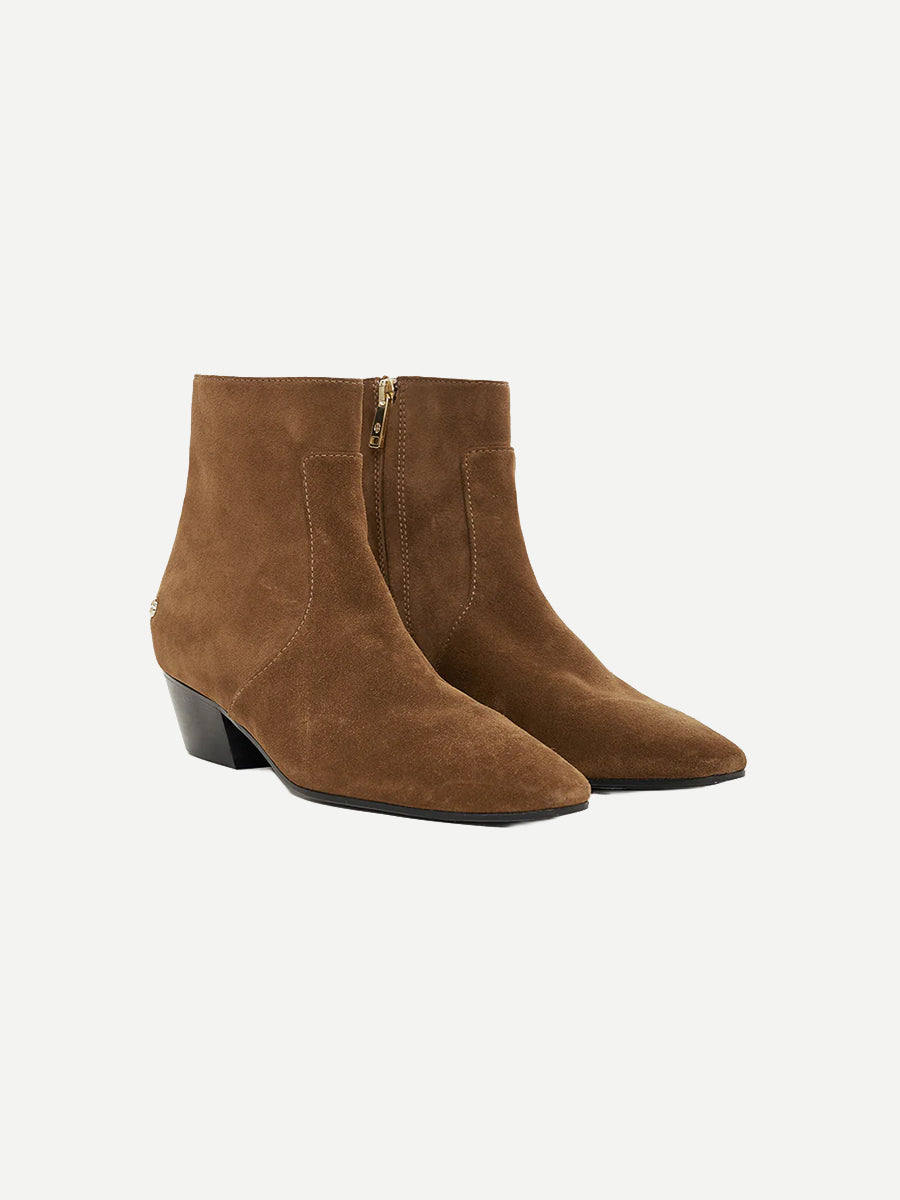 Anine Bing Freya Flat Boots in Tobacco