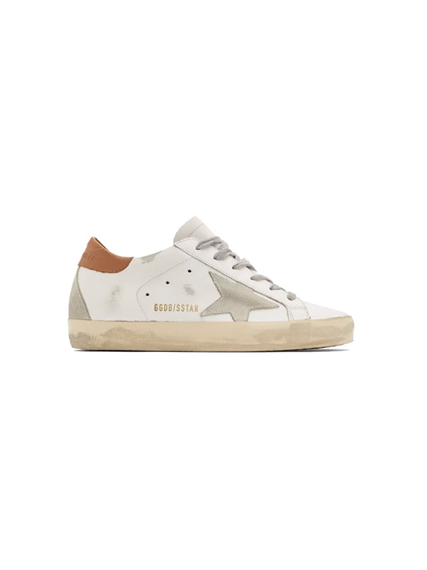Golden Goose | Super-Star Snealers in Tan Leather