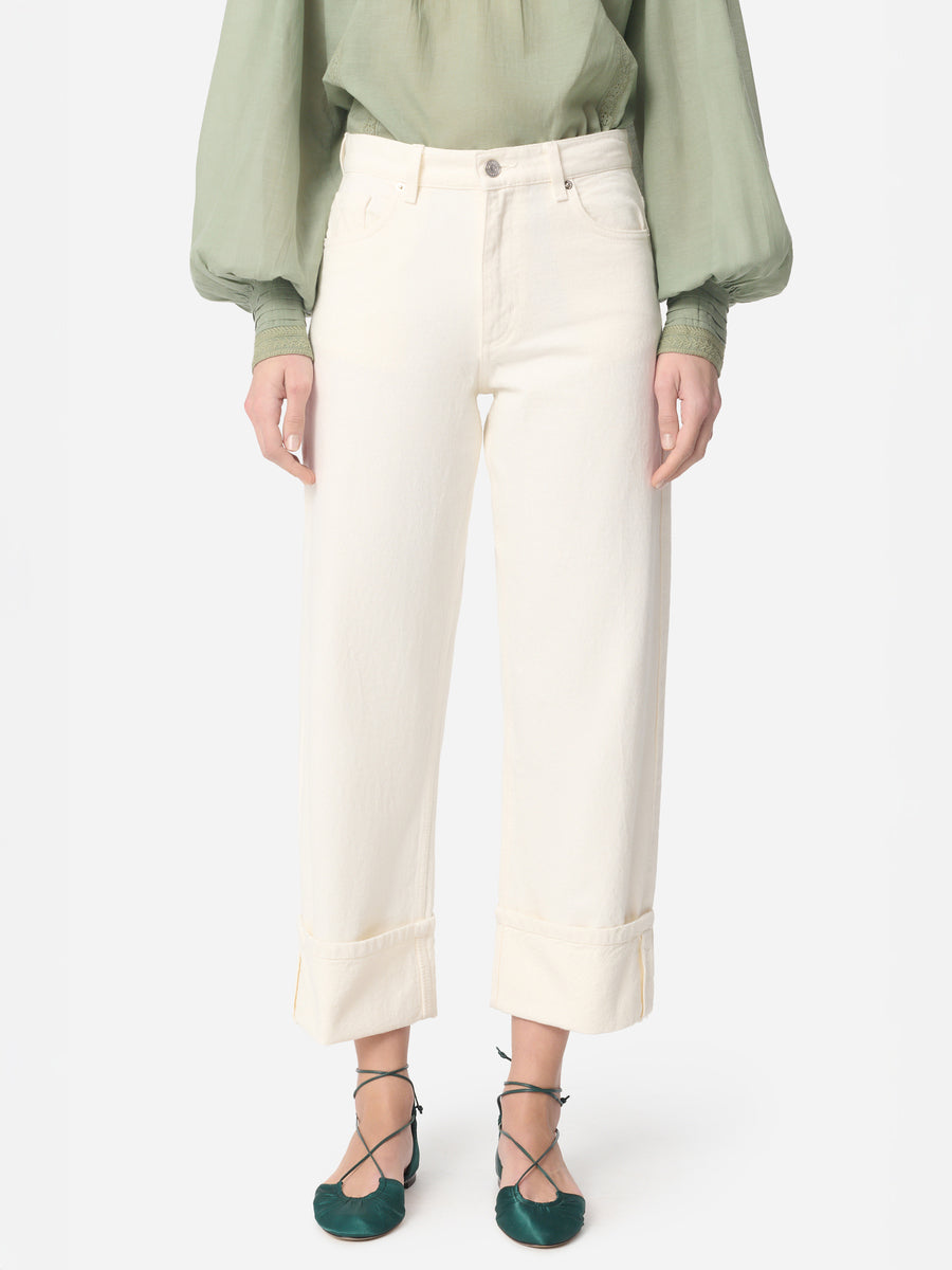 Vanessa Bruno Geronimo Jeans in Ecru