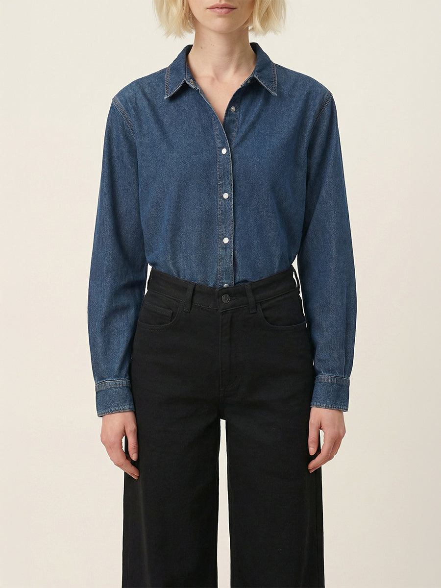 Gigi Denim Shirt in Indigo