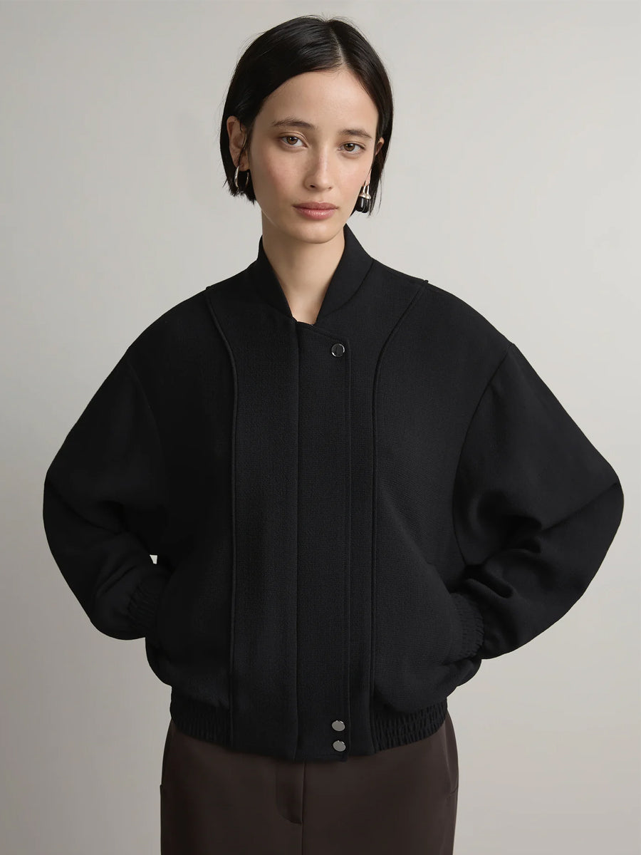 Giles Bomber Jacket in Black