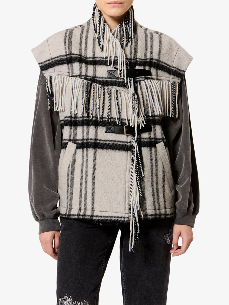 Ginesa Jacket in Ecru/Black