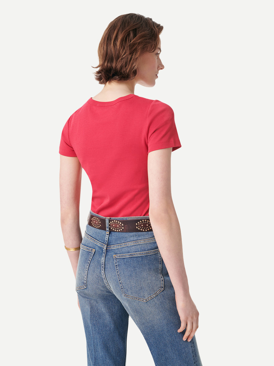 Glendon T-Shirt in Pomegrenate