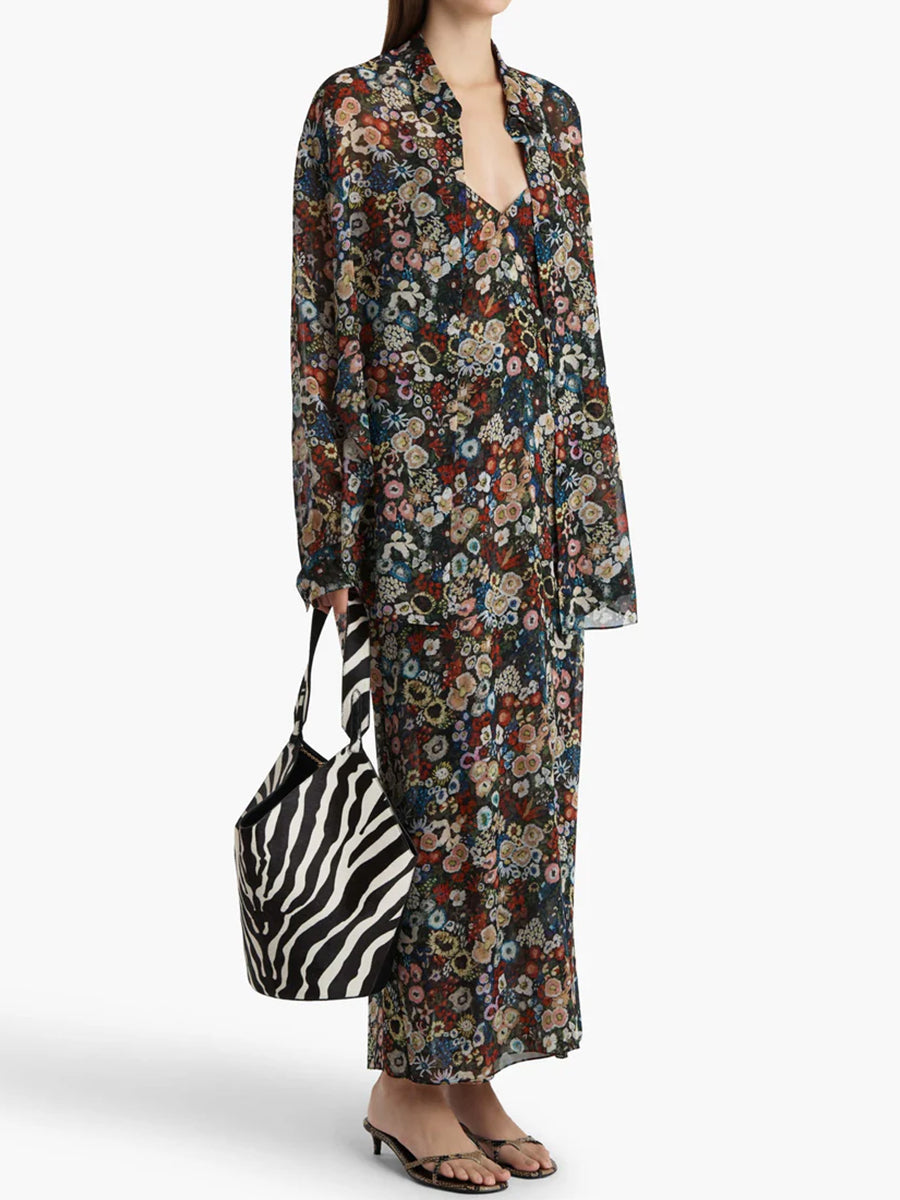 Khaite Goya Top in Black Multi